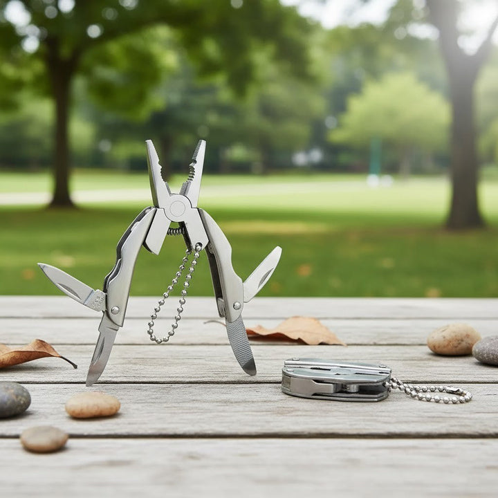 Skanto | Rustfritt Edge EDC Multi-Tool Nøkkelring