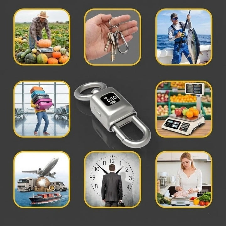Pocket Size Keychain LCD Scale | Skanto