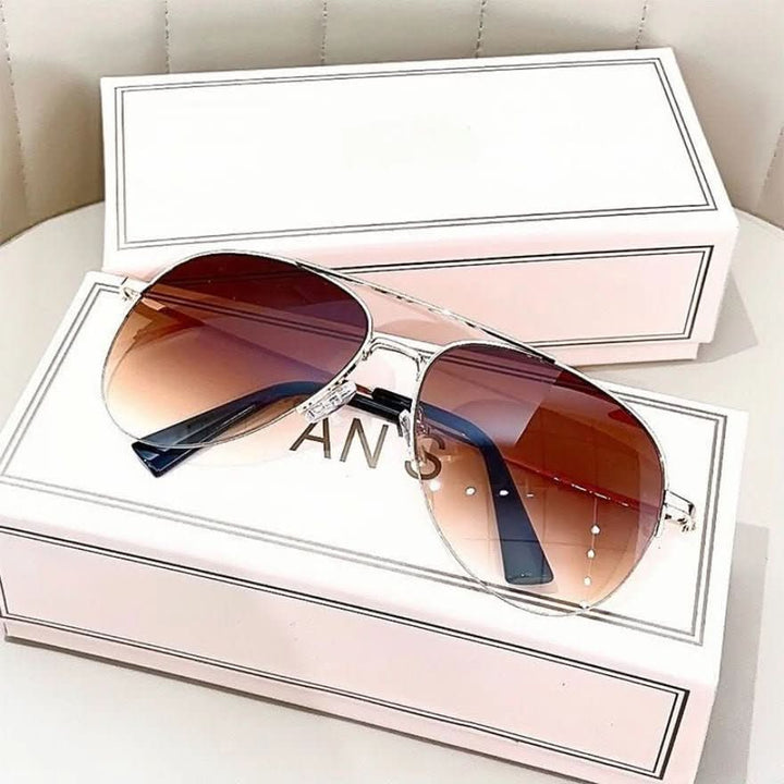 Pilot solbriller for menn med gradient linser UV400 | Skanto