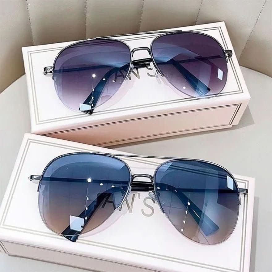 Pilotensonnenbrille für Herren mit Farbverlauf und UV400-Schutz