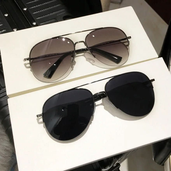 Pilotensonnenbrille für Herren mit Farbverlauf und UV400-Schutz