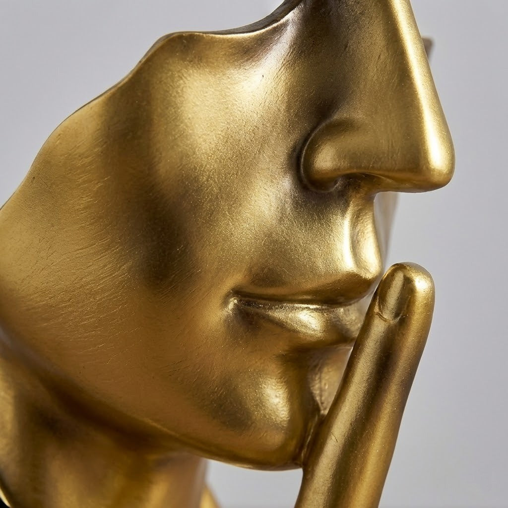 Silent Thinker Abstrakt ansikt boligkultur | Skanto