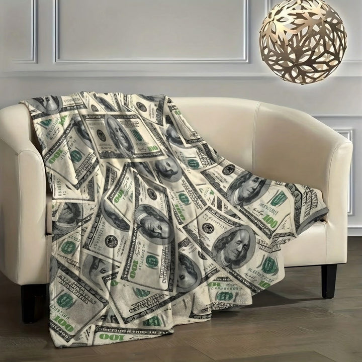 Morsom Penger Penger Myk Sofa Teppe | Skanto