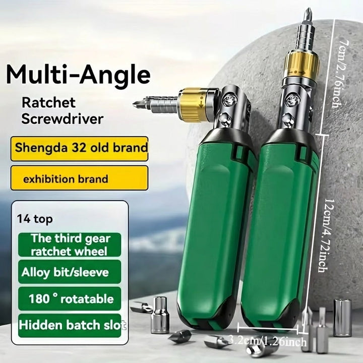 14in1 Multi-butikk ratchet skrutrekker sett
