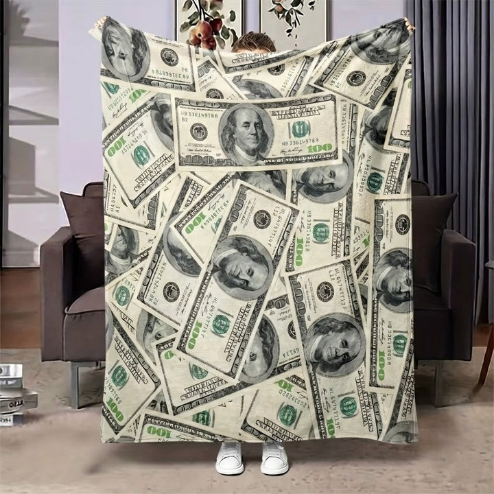 Morsom Penger Penger Myk Sofa Teppe | Skanto