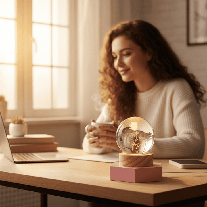 Skanto | Elegant 3D LED Nattlys med funklende stjernes effekt