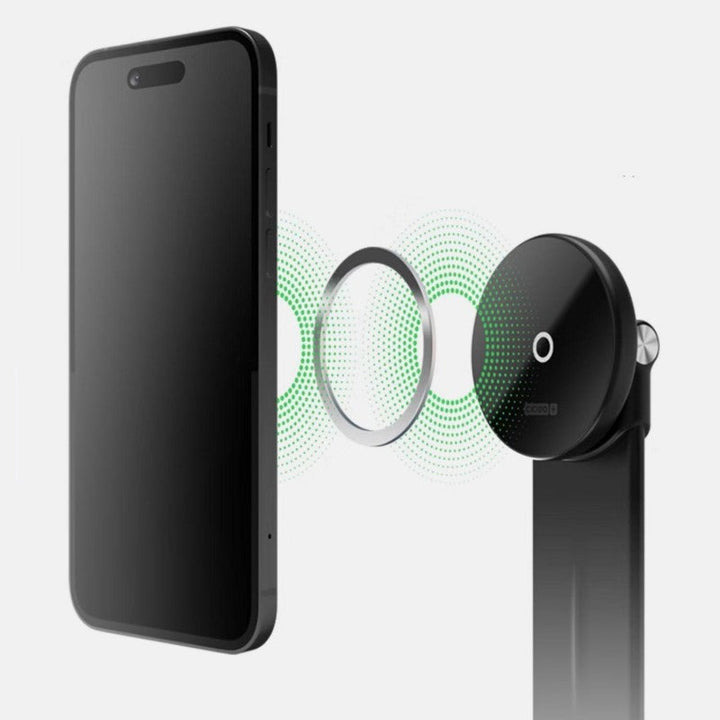 Skanto | Sammenleggbar Magnetisk Trådløs Lading Bil Telefon Holder