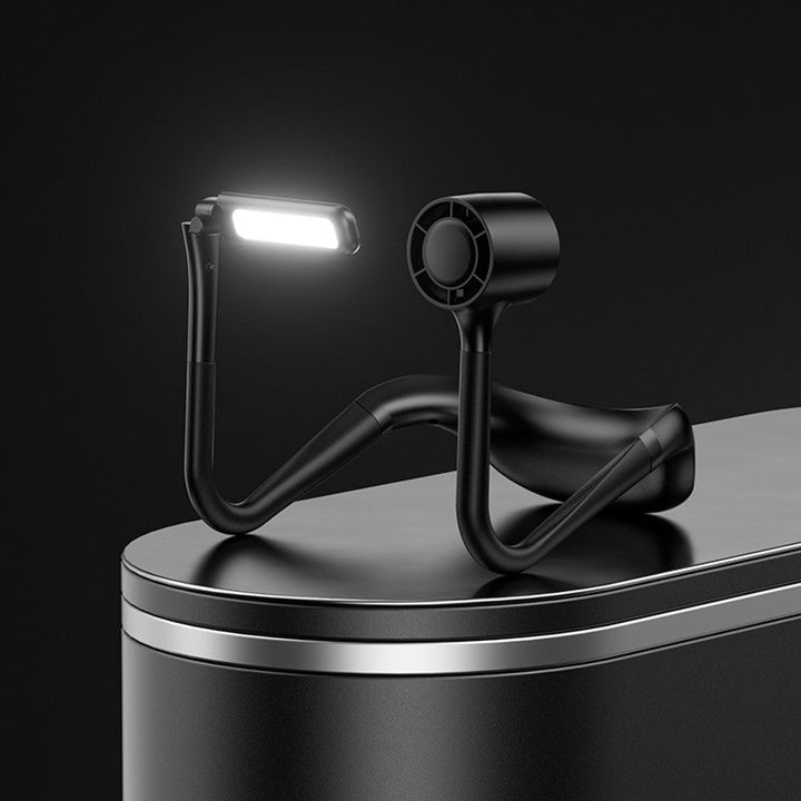 Skanto | 2-I-1 LED Usb Henge Hals Lys & Vifte