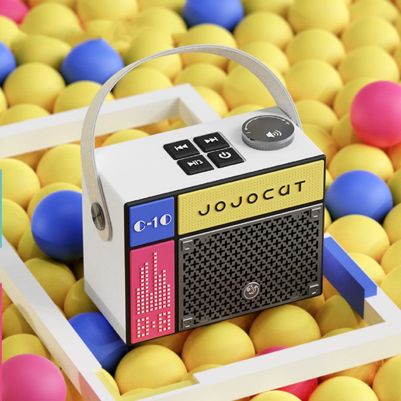 Skanto | Retro Mini Bærbar Trådløs Bluetooth Høyttaler