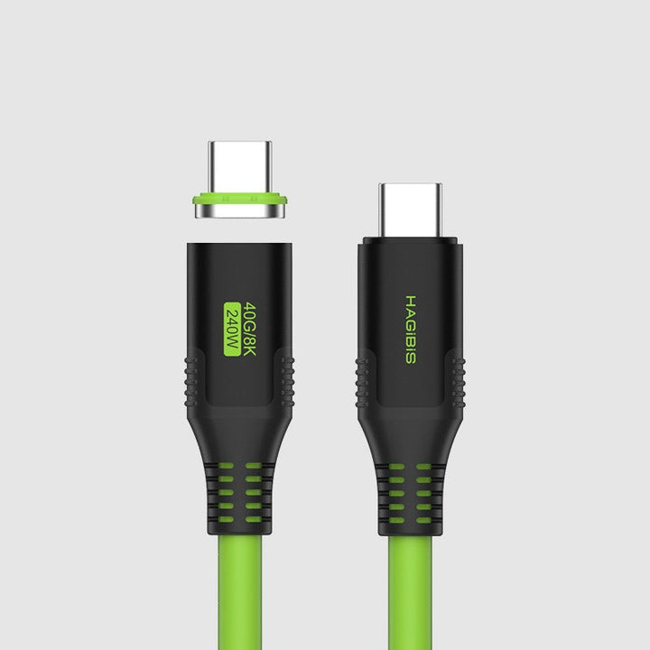 Skanto | USB4 Magnetisk Adsorpsjon Fullfunksjons Datakabel