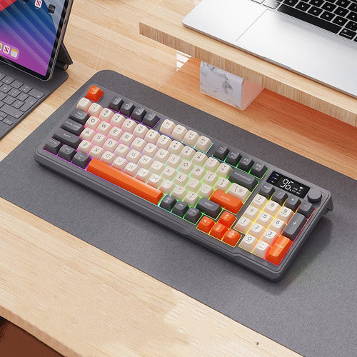 Skanto | Oppladbart Stille Dual Mode Bluetooth Trådløst Tastatur