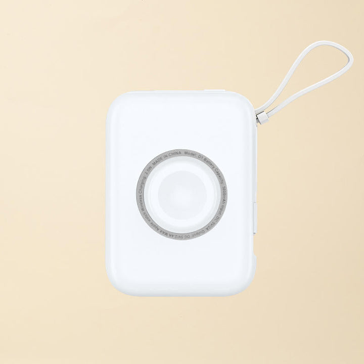 Skanto | Bærbar smarttelefonklokke 2-i-1 med innebygd datakabel og powerbank