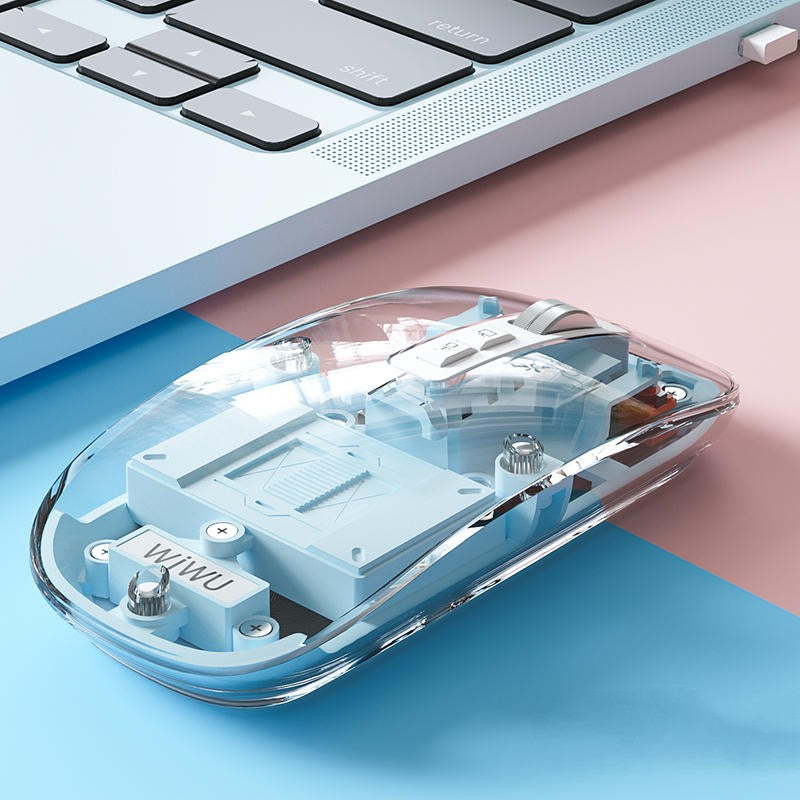 Skanto | Transparent Trådløs Stille Bluetooth Mus