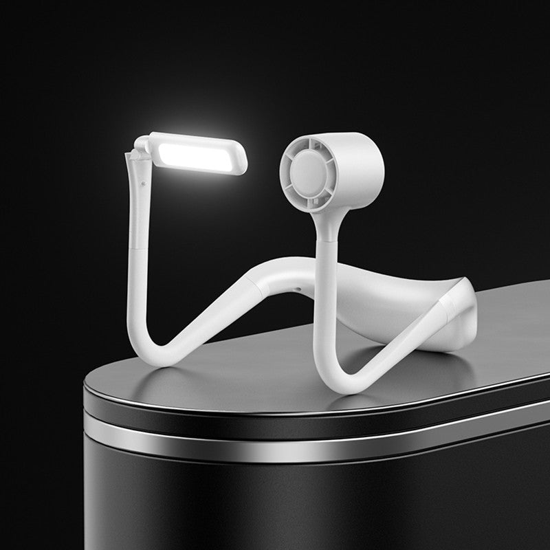 Skanto | 2-I-1 LED Usb Henge Hals Lys & Vifte
