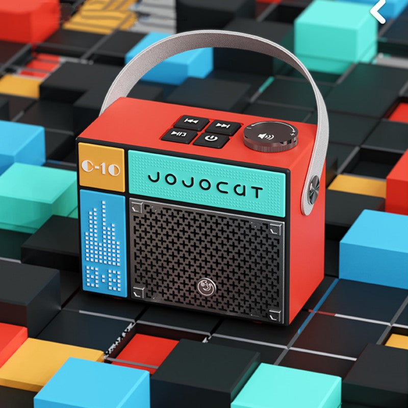 Skanto | Retro Mini Bærbar Trådløs Bluetooth Høyttaler