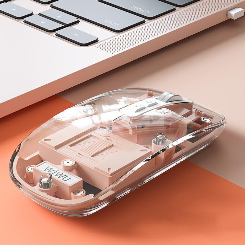 Skanto | Transparent Trådløs Stille Bluetooth Mus