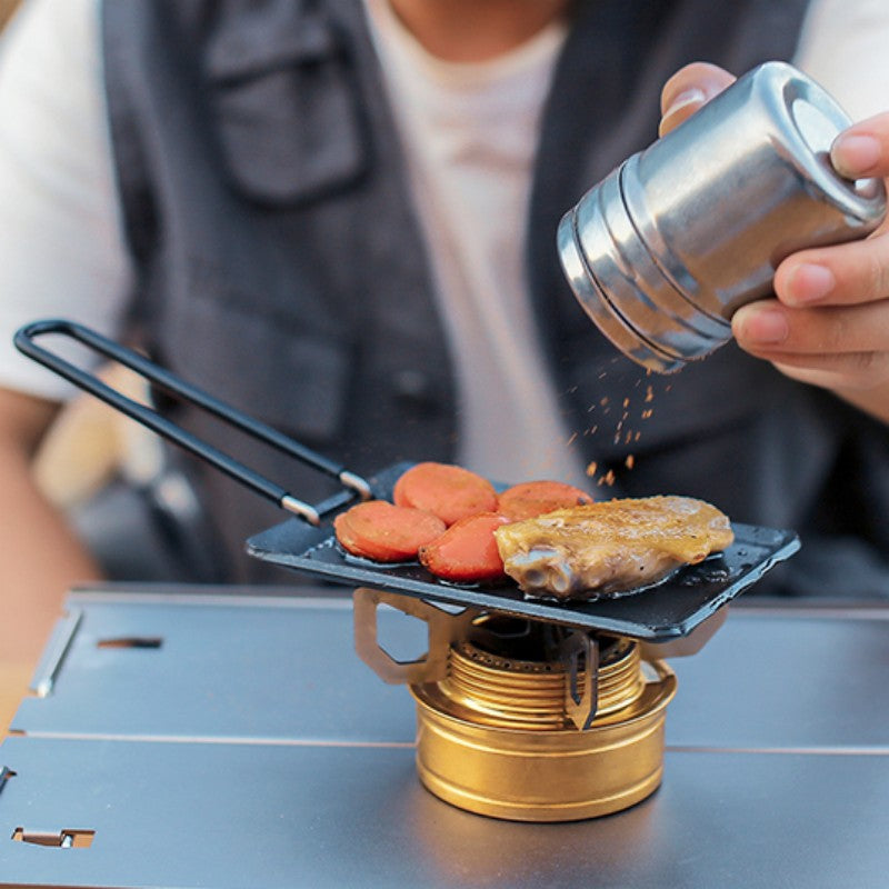 Norvo | Bærbar Ultra-Liten Non-Stick Grillpanne For Utendørs Camping