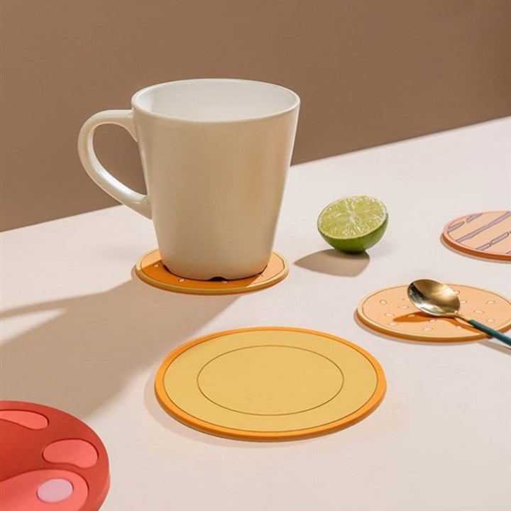 Skanto | Kreativt Lagd Design Burger-formet Isolert Underlag Sett