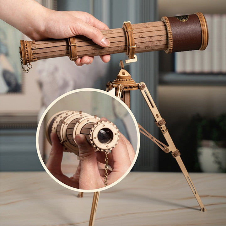 Skanto | DIY Håndlaget Tre Enkelt-Rør Kikkert