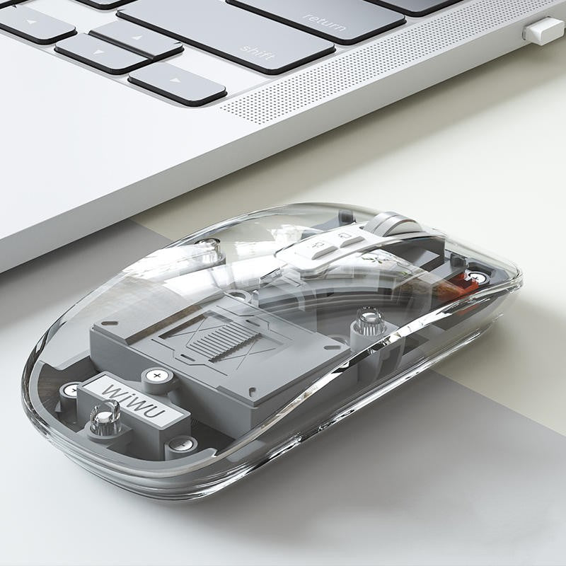 Skanto | Transparent Trådløs Stille Bluetooth Mus