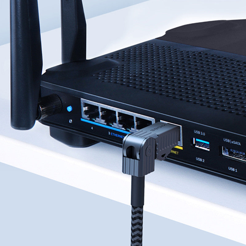 Skanto | Husstand Optisk Fiber Bredbånd Albue 10 Gigabit Nettverkskabel