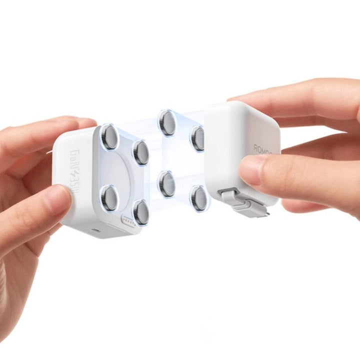 Skanto | 35W Dual-Port Innebygd Kabel Hurtiglader Kit (US Standard)