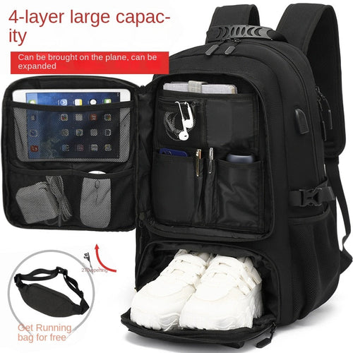 Skanto | Stor Kapasitet Pustende Ultimate Travel Nomad Ryggsekk