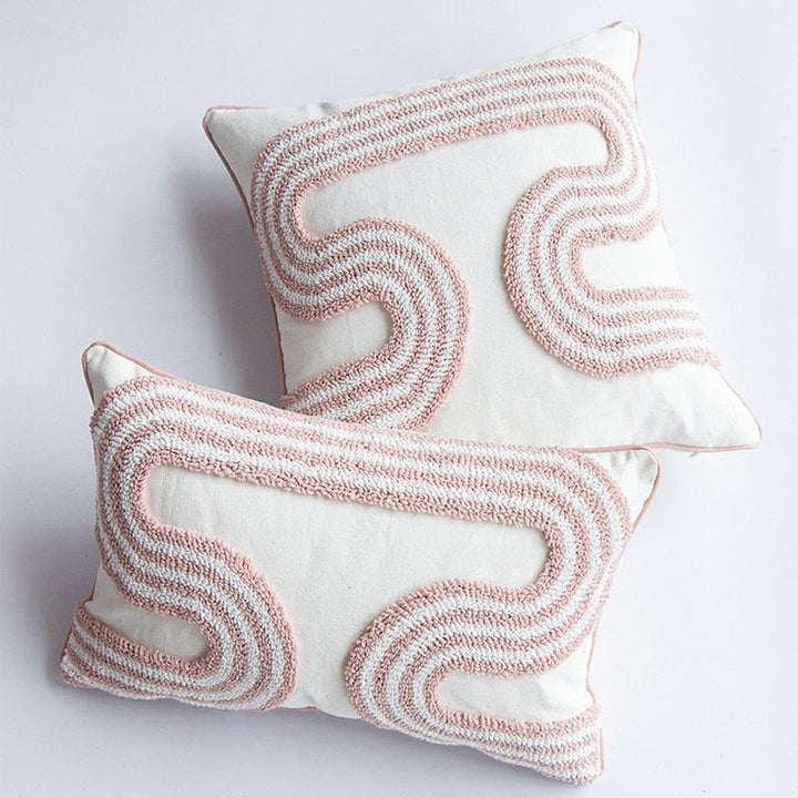 Abstrakte Loop-Tufted Pute | Skanto