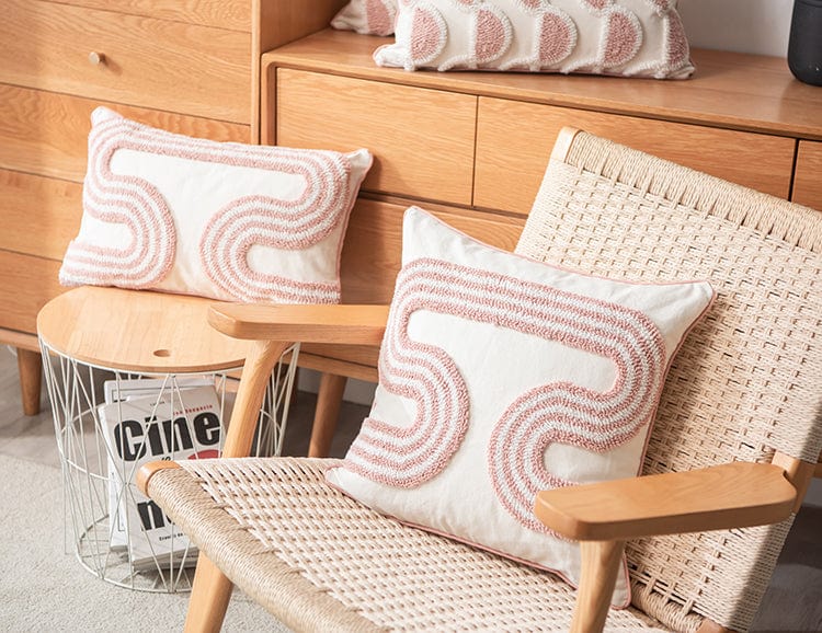 Abstrakte Loop-Tufted Pute | Skanto
