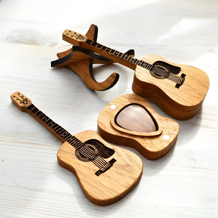 Skanto | Akustisk gitarplekter oppbevaringsboks