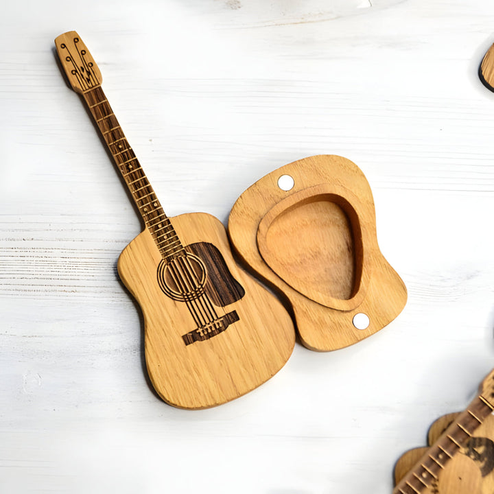 Skanto | Akustisk gitarplekter oppbevaringsboks