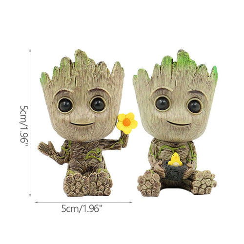 Skanto | Cartoon Stor Miniature Figur: Lekfull Kontor Dekorasjon