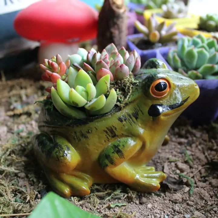 Skanto | Søt Pustende Blomsterpotte - FroggyPot