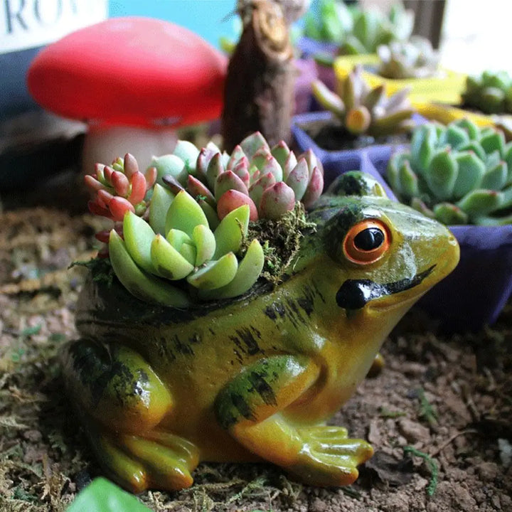 Skanto | Søt Pustende Blomsterpotte - FroggyPot