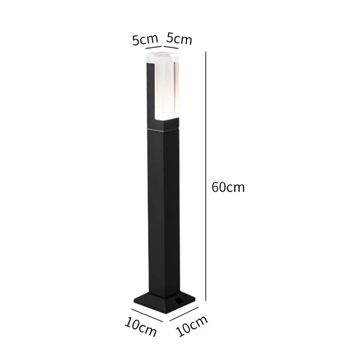 Skanto | LED Utendørs Lampe vanntett svart