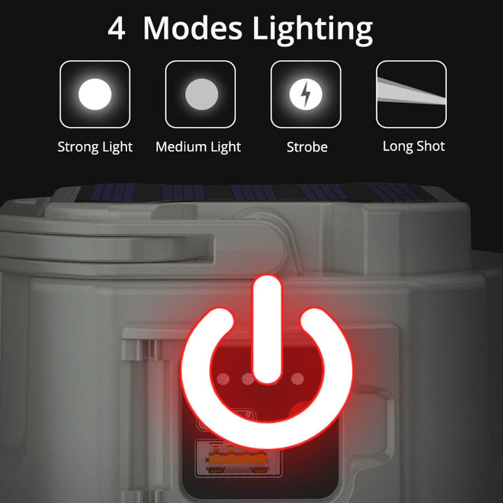 Skanto | Solar LED Utendørs USB oppladbar Explorer Camping Lys