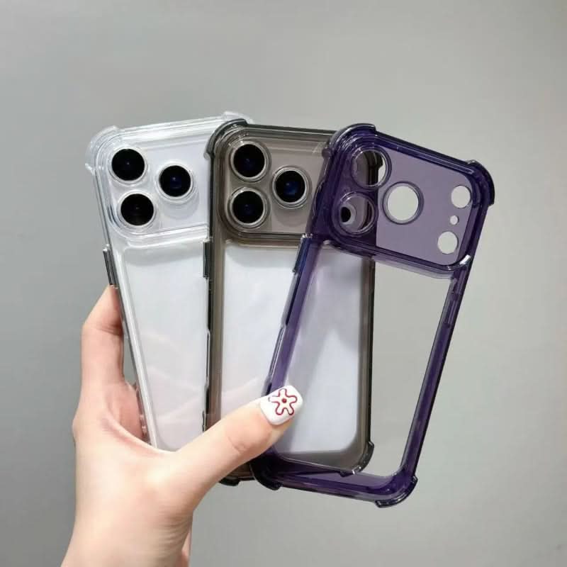 Skanto | Støtsikkert Gjennomsiktig Bumperdeksel for iPhone