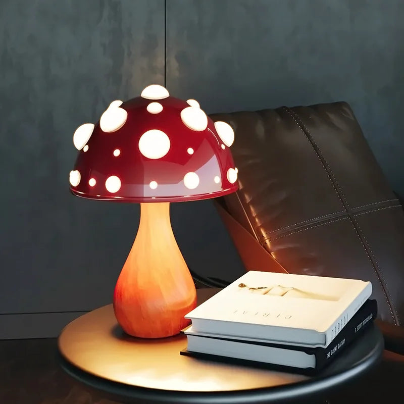 Trikolorert sopp varm lys atmosfære lampe | Skanto