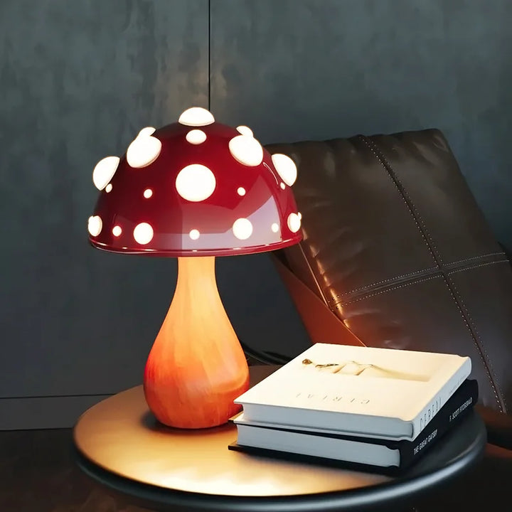 Trikolorert sopp varm lys atmosfære lampe | Skanto