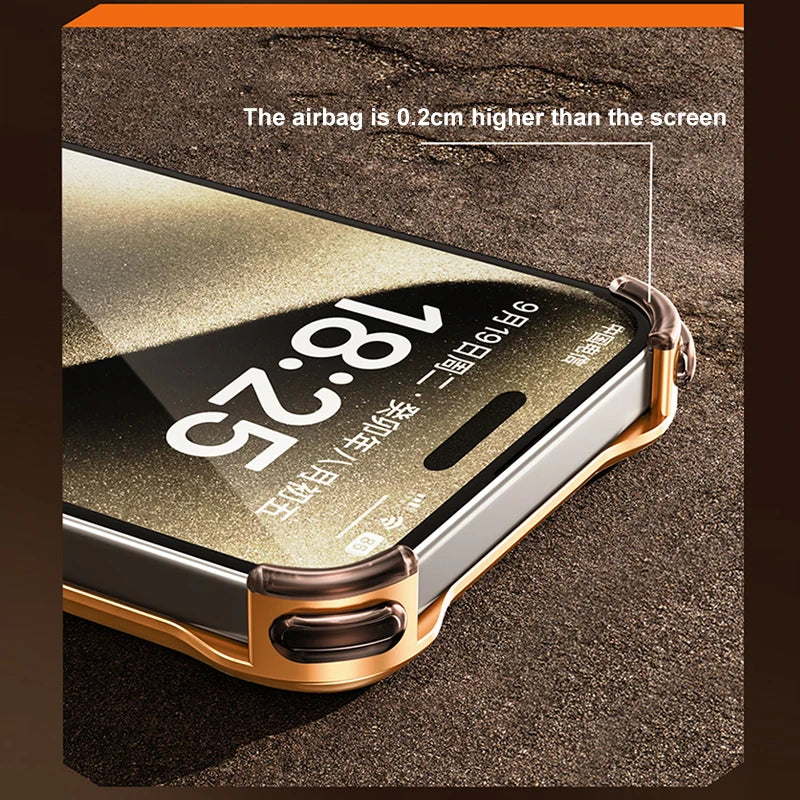 Skanto | Metalllegering rammefri iPhone-deksel