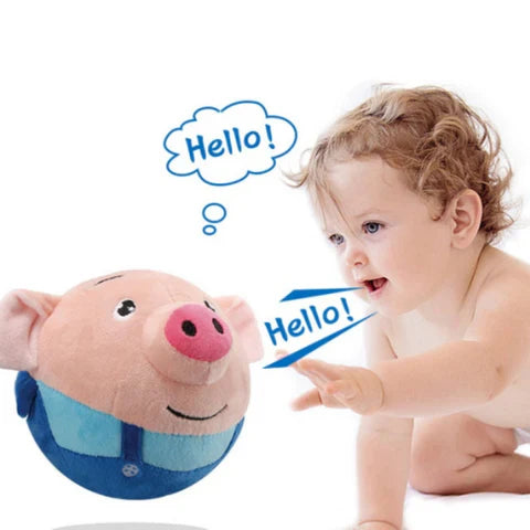 Skanto | Bouncing Piggy Ball | Perfekt for Leketid - Interaktiv Lekeball