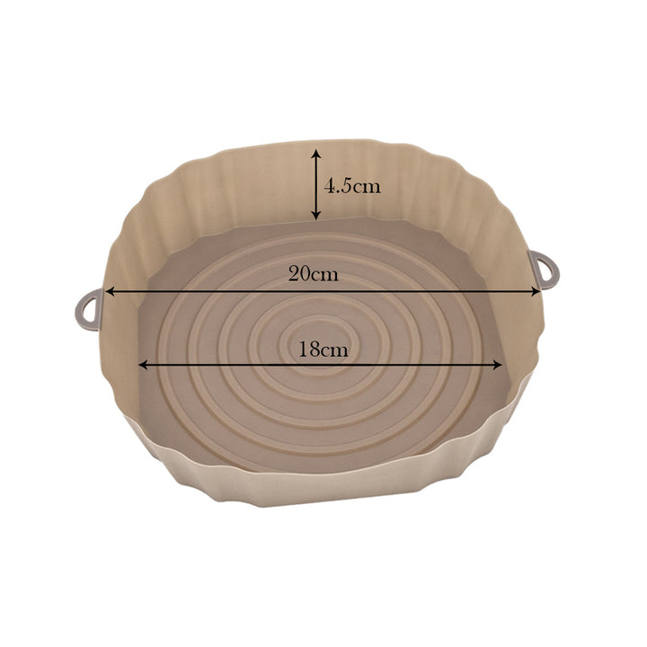 SiliconFry Tray – Gjenbrukbar Airfryer Mold for Oppvaskmaskin Skanto