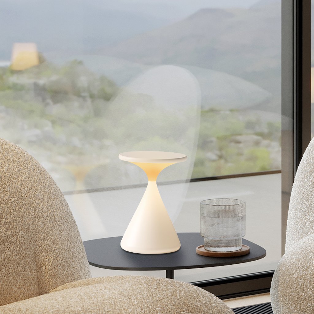 Skanto | ZenLume - Beroligende timeglass skrivebordslampe
