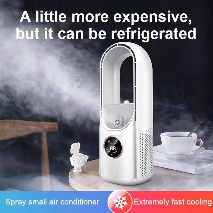 Skanto | Bladeless Portable Air Conditioner | Ultra-Stille, Ergonomisk Design & Ideell for Hjem- og Kontorbruk
