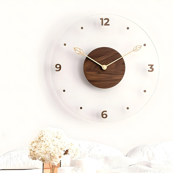 Minimalistisk, stille veggklokke med et enkelt design for ethvert rom Skanto