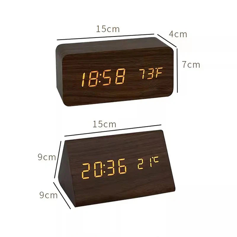 LED Stemme Kontroll Klokke | Skanto