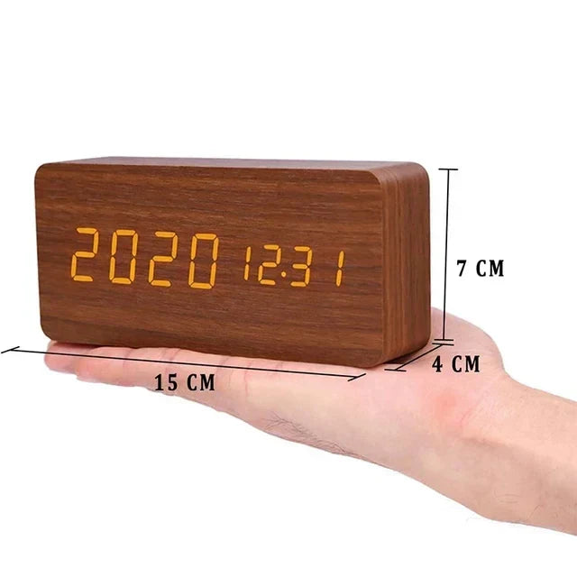 LED Stemme Kontroll Klokke | Skanto