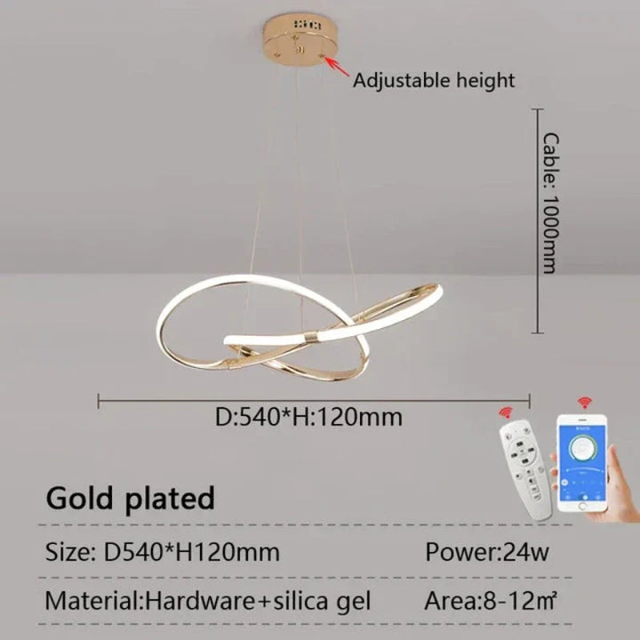 LightMaster Smart LED Pendellampe - Enkel installasjon og sikker feste | Skanto
