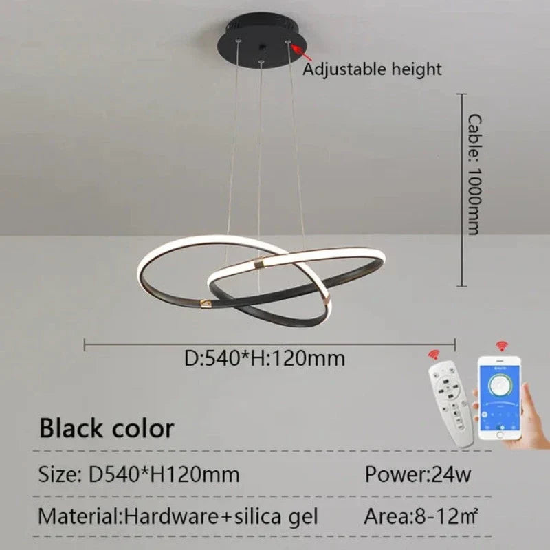 LightMaster Smart LED Pendellampe - Enkel installasjon og sikker feste | Skanto