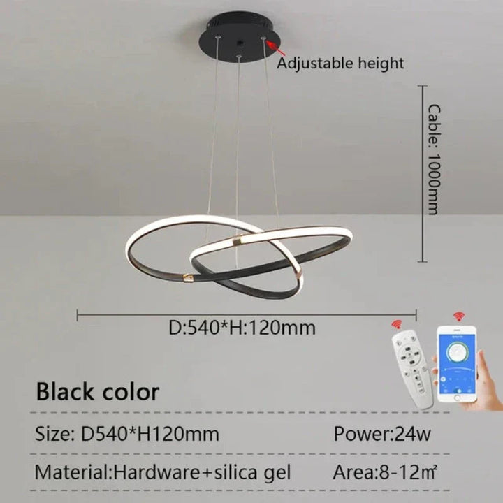 LightMaster Smart LED Pendellampe - Enkel installasjon og sikker feste | Skanto